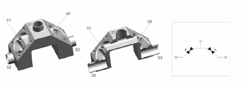 Various Body for Sanitary Aseptic Multi-Channel Combination Diaphragm Valve