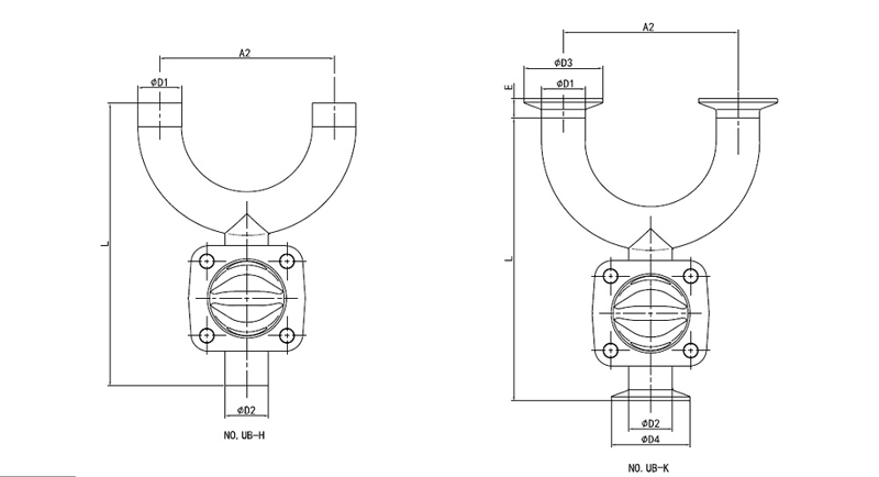 Features of T-Type 3-Way Diaphragm Valve