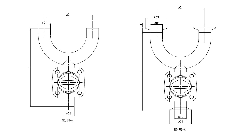 Features of UB-Type 3-Way Diaphragm Valve