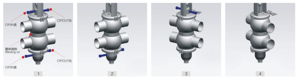 Design Selection of Jet-Type Mix-Proof Valve