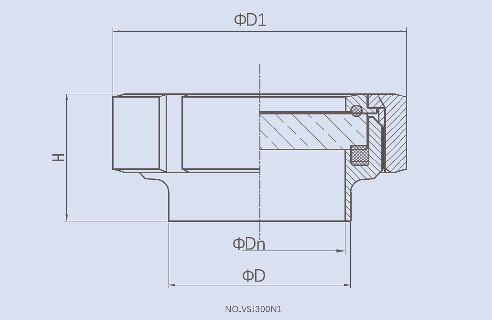 Dimension of Union Clamp Sight Glass