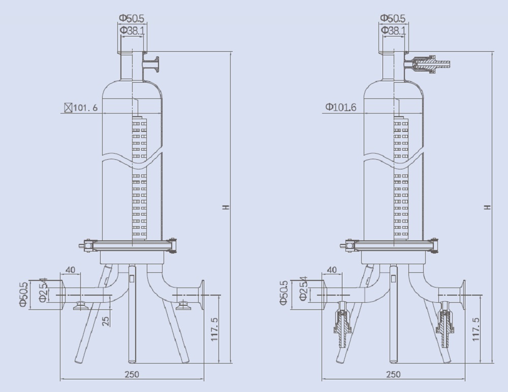 Drawing of Micron Filter