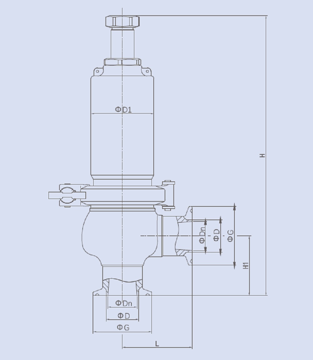 Drawing of Standard Safety Valve Drawing of Standard Safety Valve