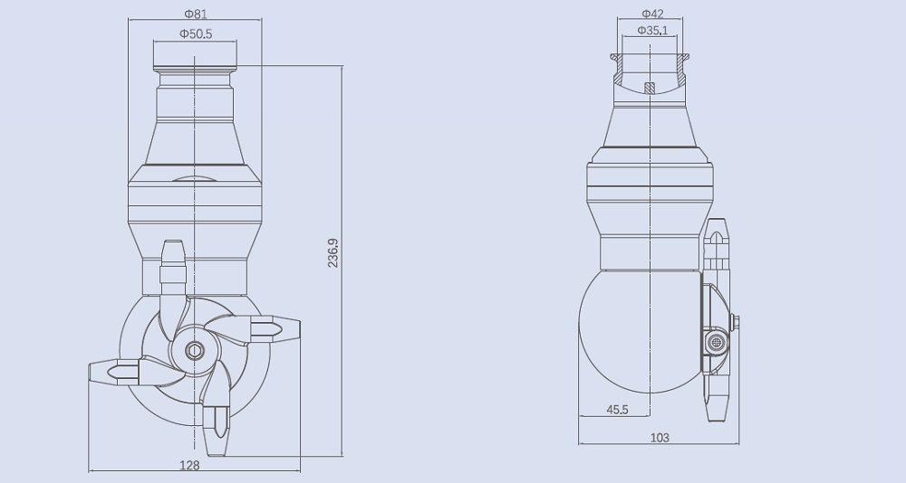 Drawing of Spray Jet Drawing of Spray Jet