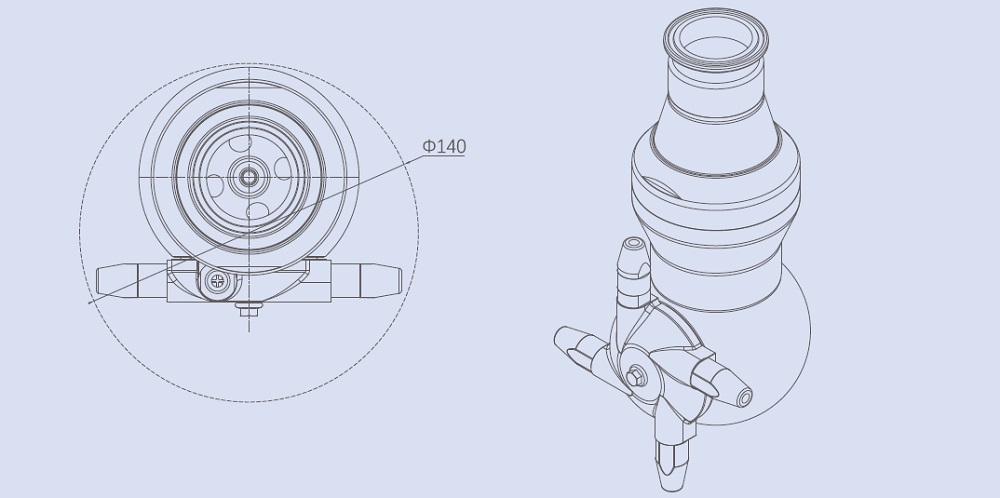 Drawing of Spray Jet Drawing of Spray Jet