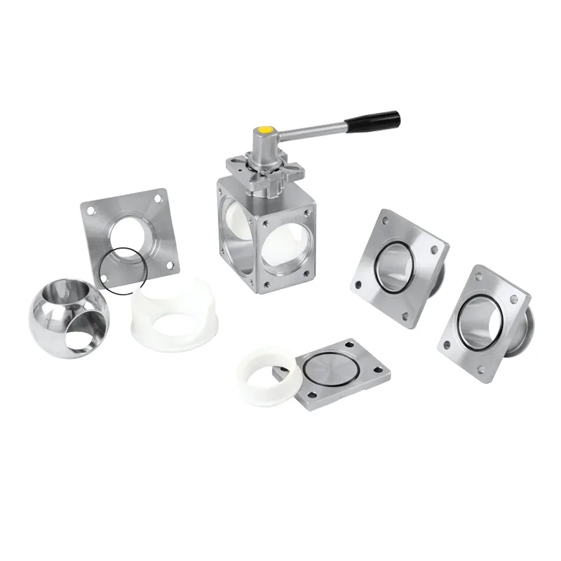 3-Way Zero Stagnation Ball Valve