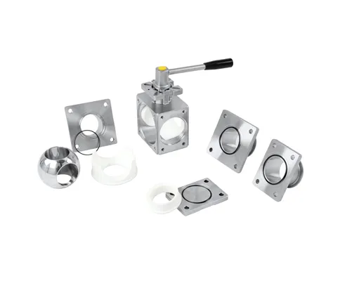 3-Way Zero Stagnation Ball Valve