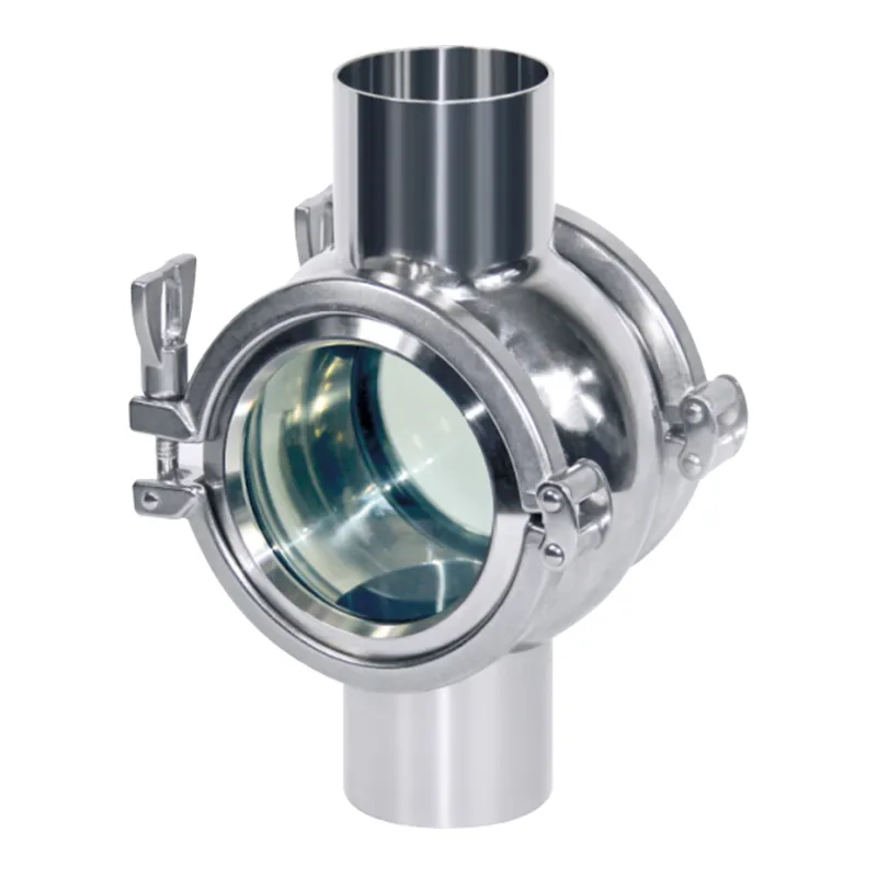 Spherical 4-Way Sight Glass