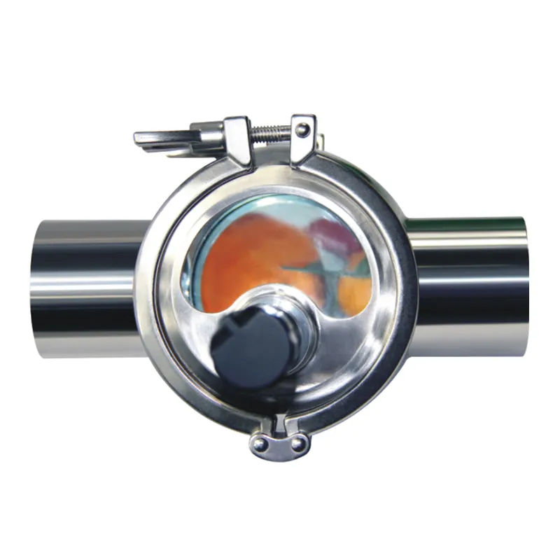 Spherical 4-Way Sight Glass