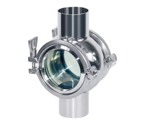 Spherical 4-Way Sight Glass