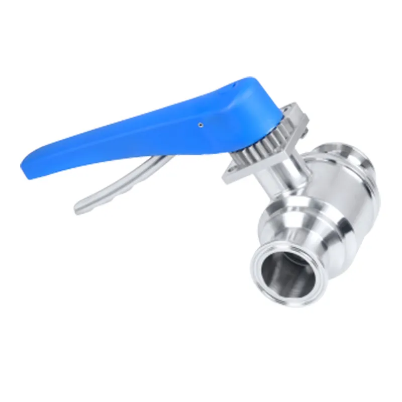 Center Threaded Straight-Through Ball Valve