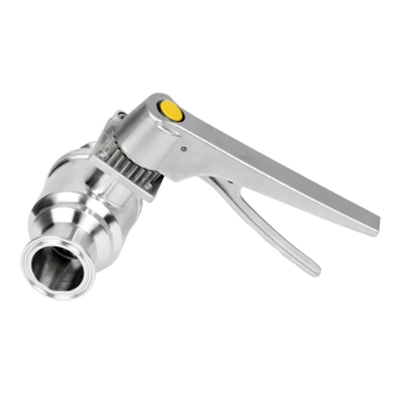 Center Threaded Straight-Through Ball Valve