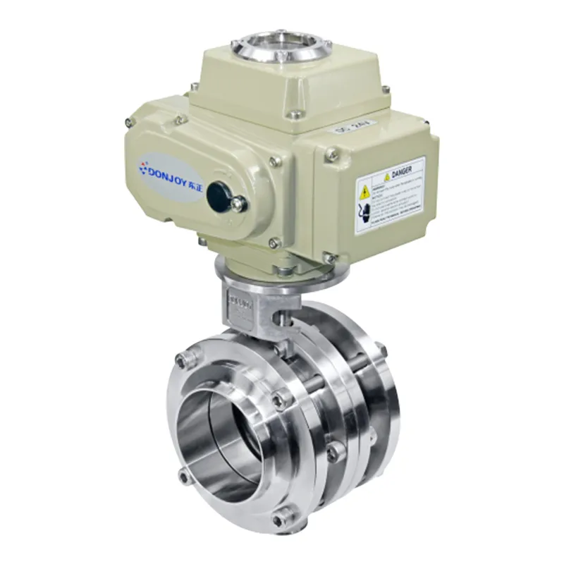 Sanitary Electric Butterfly Valves