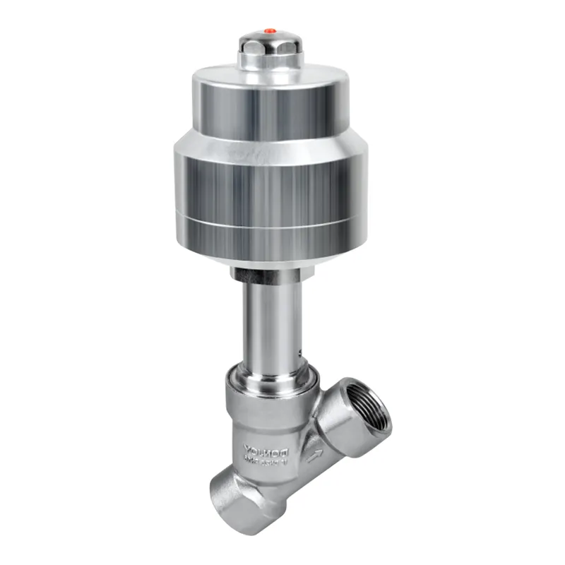 Stainless Steel Pneumatic Angle Seat Valve