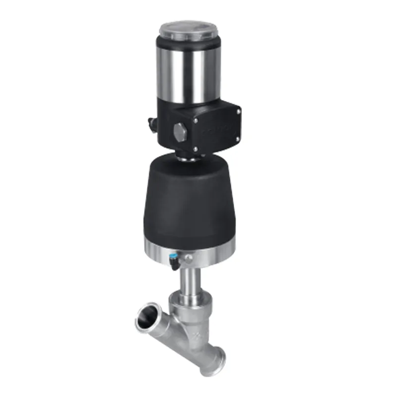 Self controlled angle seat valve 6